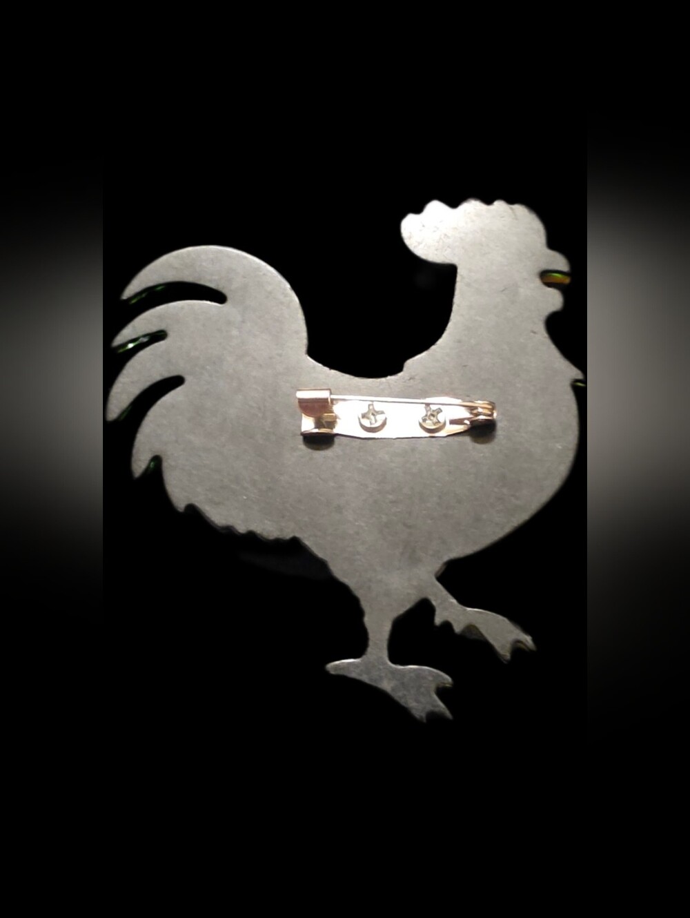 Rooster Pin/Brooch - Picture 3 of 3
